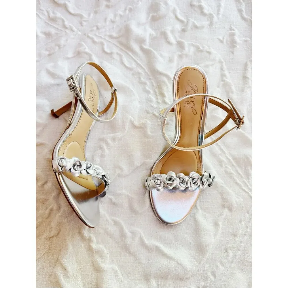 Badgley Mischka Saylor Ankle Strap Sandal Size 6 New